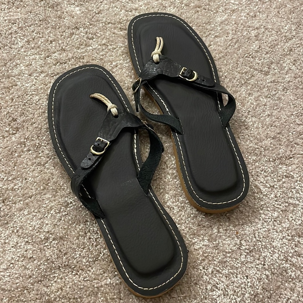 Black Kino Flip Flops